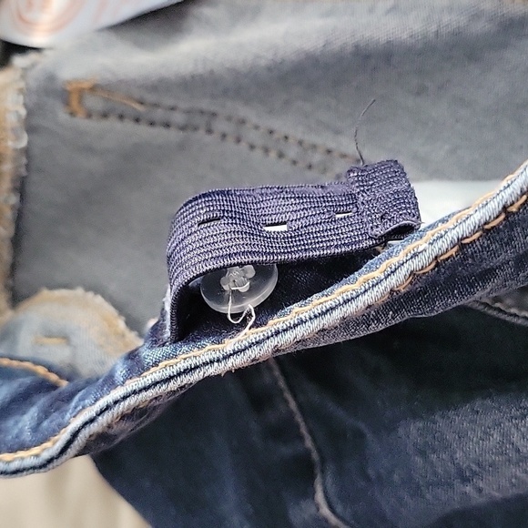 Wonder Nation Girl's Adjustable Waist Cuffed Denim Shorts - Picture 9 of 13